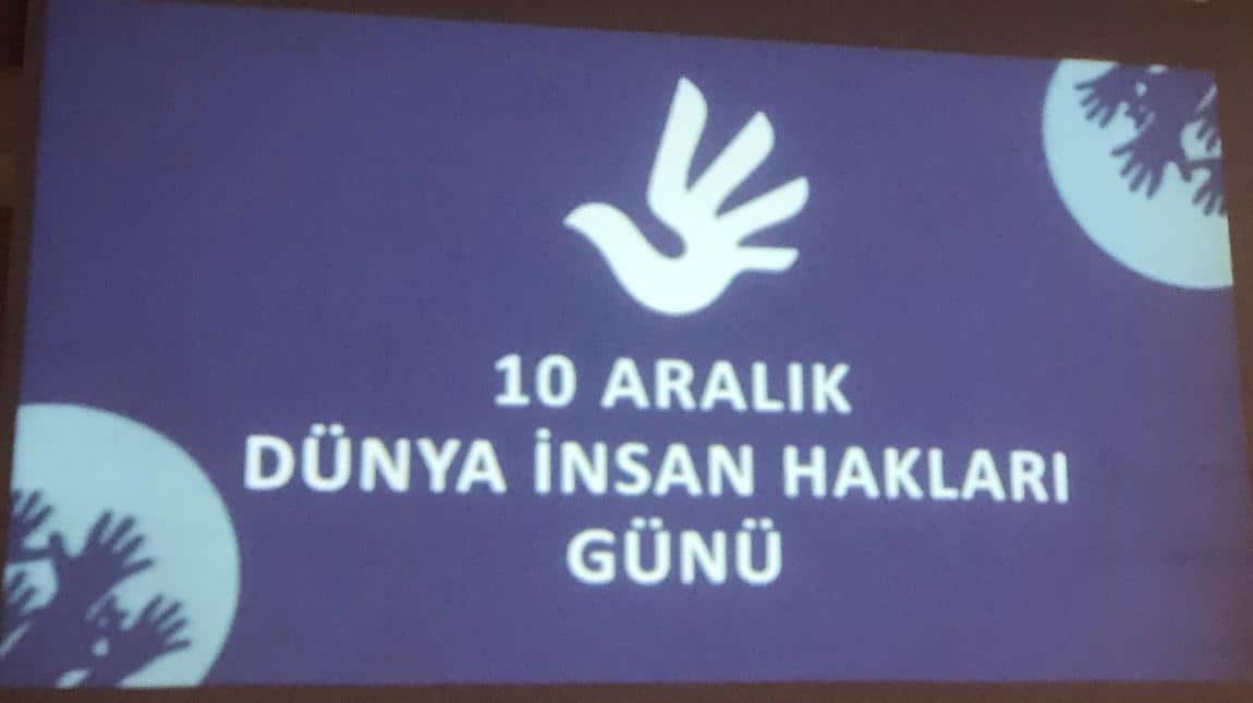 10 ARALIK İNSAN HAKLARI GÜNÜ PROGRAMI